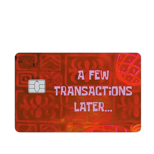SpongeBob Transactions Later Meme