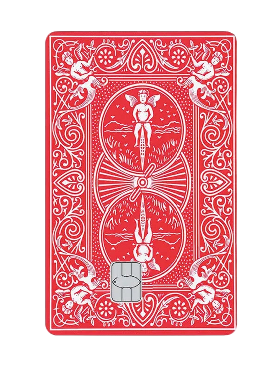 Speelkaart Achterkant Rood