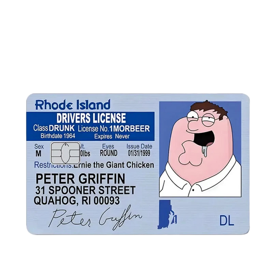 Family Guy Peter Griffin Rijbewijs